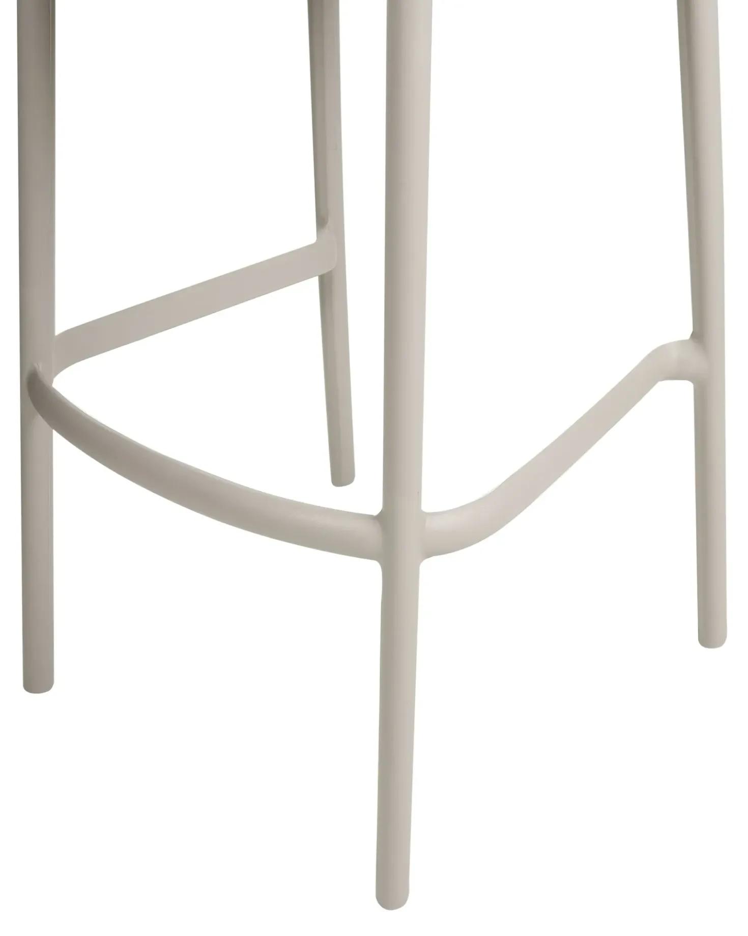 Set di 2 sgabelli da bar per giardino PORANO Beige