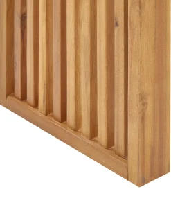 Set di 3 sgabelli da giardino BELLANO Legno d'acacia Marrone