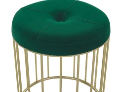 Set di 2 sgabelli LUBBOCK Velluto Verde scuro