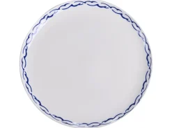 Set di 12 stoviglie AMCHUR Porcellana Bianco/Blu