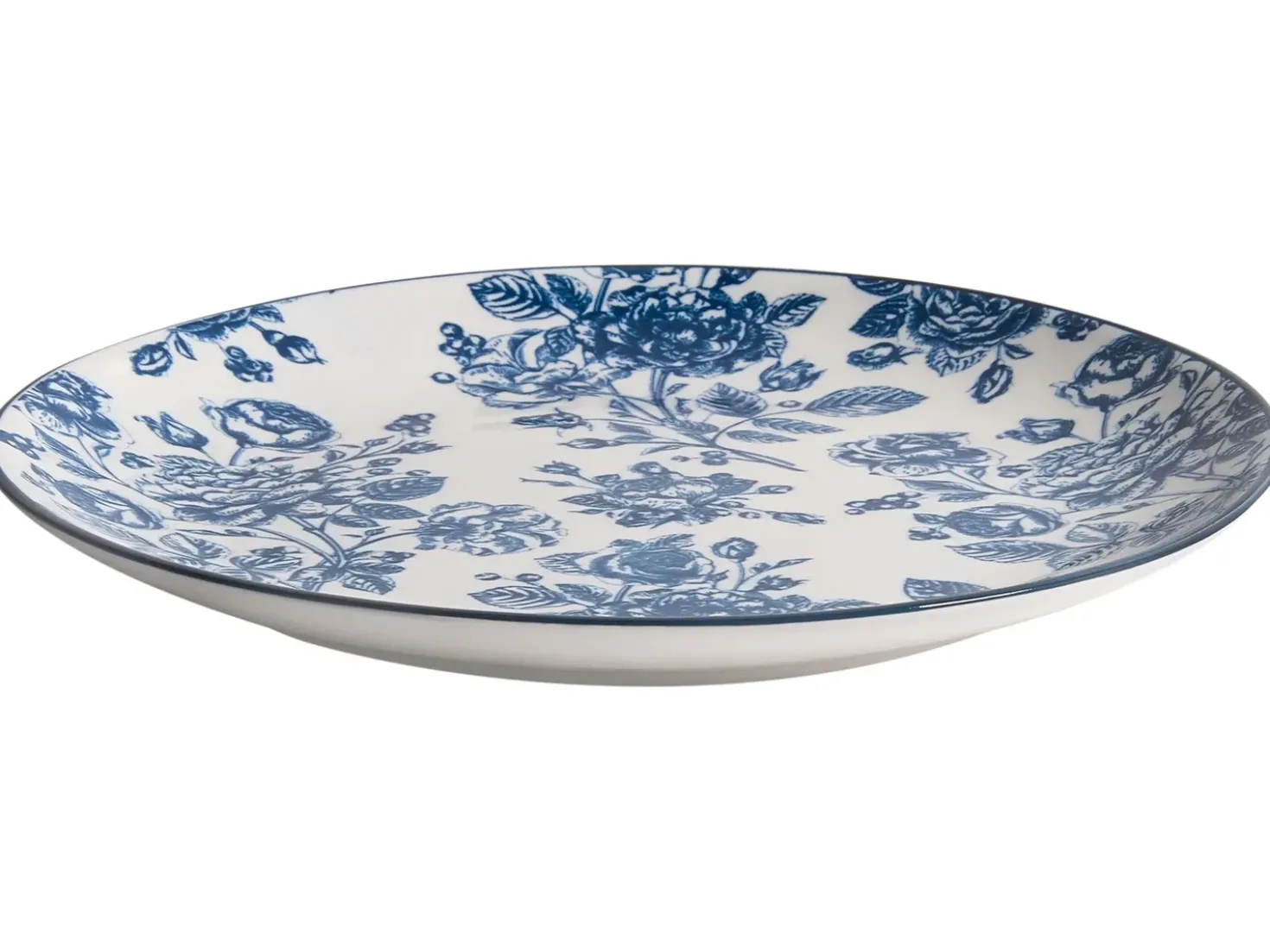 Set di 12 stoviglie BASIL Porcellana Blu
