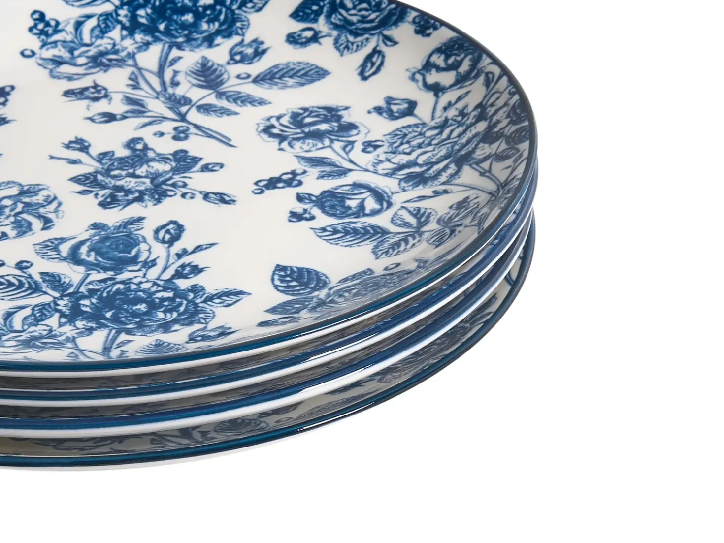 Set di 12 stoviglie BASIL Porcellana Blu