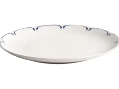 Set di 12 stoviglie CHAROLI Porcellana Bianco/Blu
