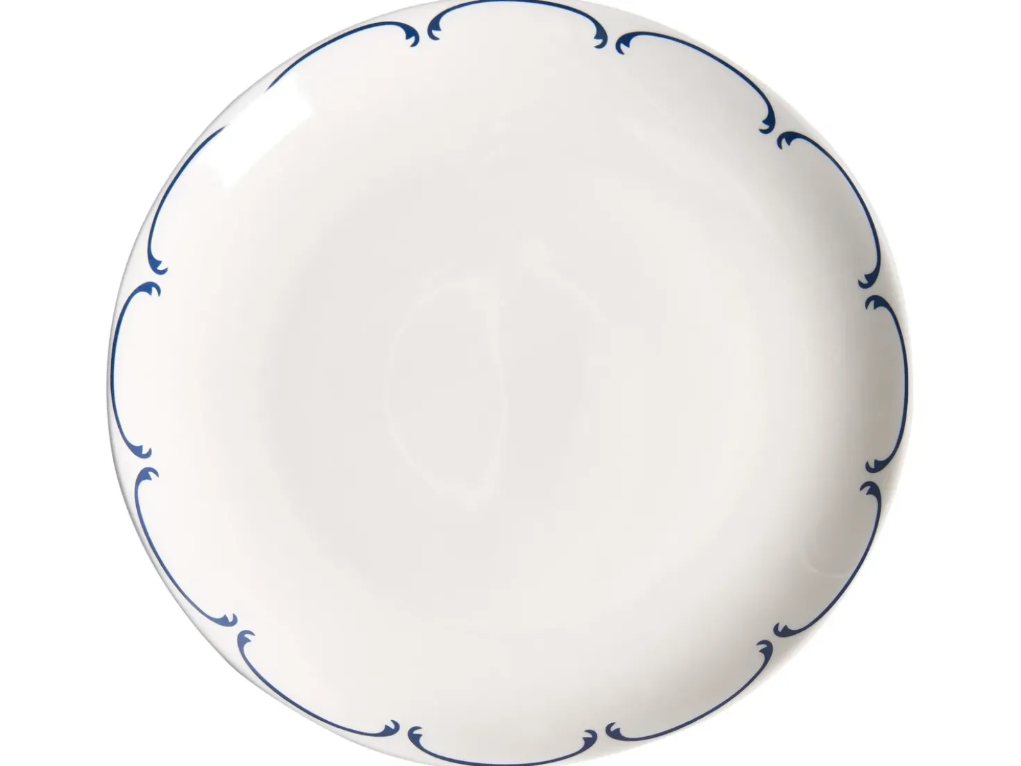 Set di 12 stoviglie CHAROLI Porcellana Bianco/Blu