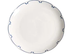 Set di 12 stoviglie CHAROLI Porcellana Bianco/Blu