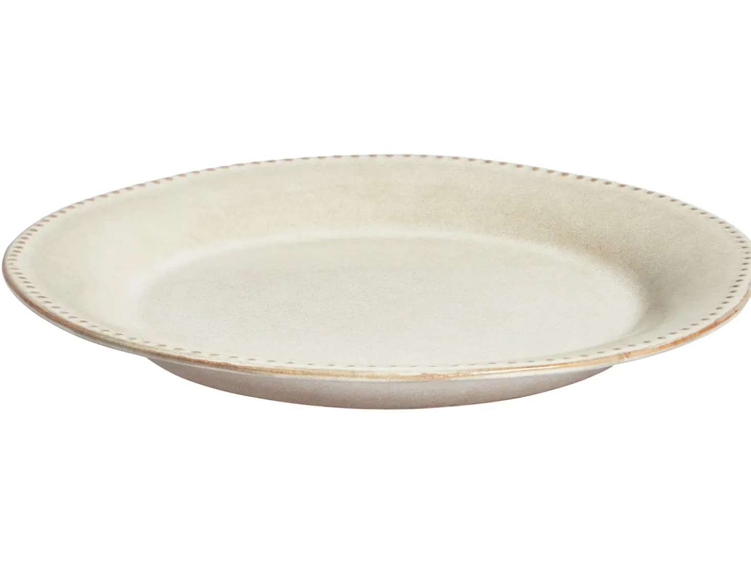 Set di 12 stoviglie CHERVIL Gres porcellanato Beige chiaro