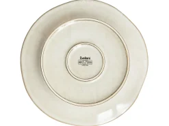 Set di 12 stoviglie CHERVIL Gres porcellanato Beige chiaro