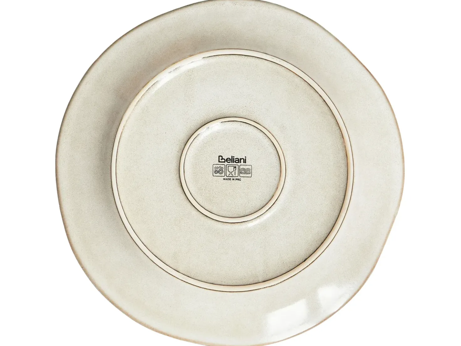 Set di 12 stoviglie CHERVIL Gres porcellanato Beige chiaro