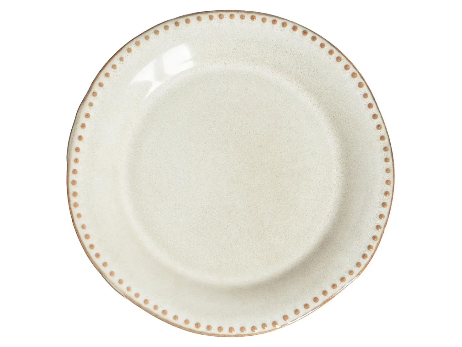 Set di 12 stoviglie CHERVIL Gres porcellanato Beige chiaro