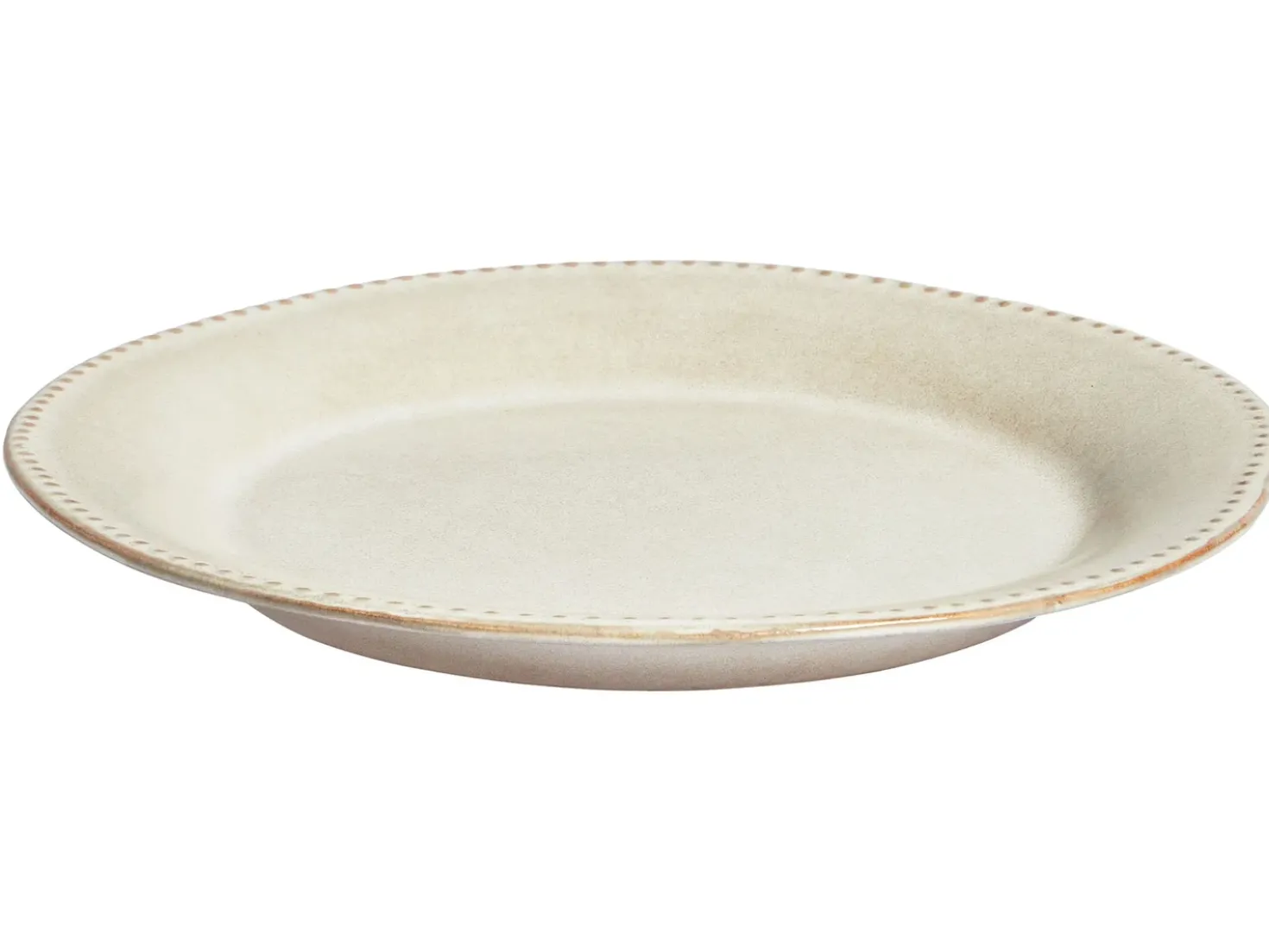 Set di 24 stoviglie CHERVIL Gres porcellanato Beige chiaro