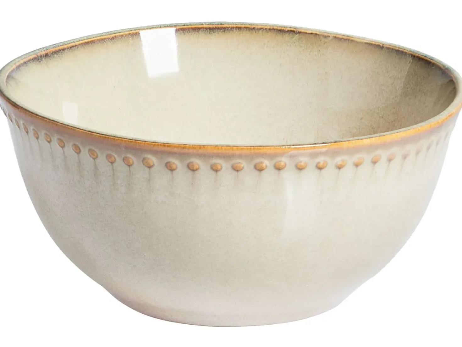 Set di 24 stoviglie CHERVIL Gres porcellanato Beige chiaro