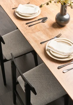 Set di 24 stoviglie CHIVES Gres porcellanato Beige chiaro