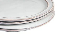 Set di 24 stoviglie CHIVES Gres porcellanato Grigio chiaro