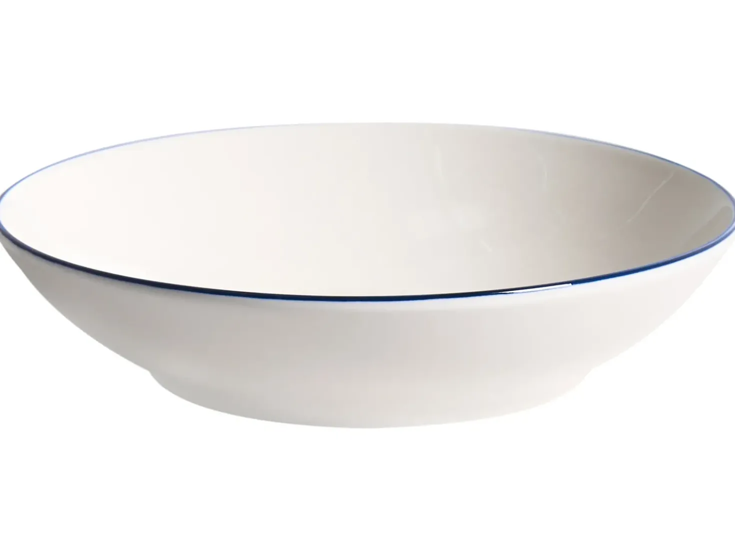Set di 12 stoviglie CUMIN Porcellana Bianco sporco/Blu
