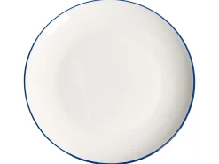 Set di 12 stoviglie CUMIN Porcellana Bianco sporco/Blu