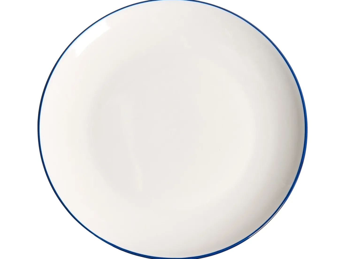 Set di 12 stoviglie CUMIN Porcellana Bianco sporco/Blu