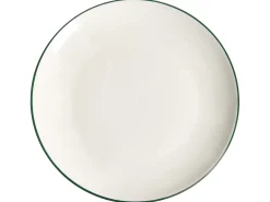 Set di 24 stoviglie CUMIN Porcellana Bianco sporco/Verde