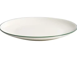 Set di 24 stoviglie CUMIN Porcellana Bianco sporco/Verde