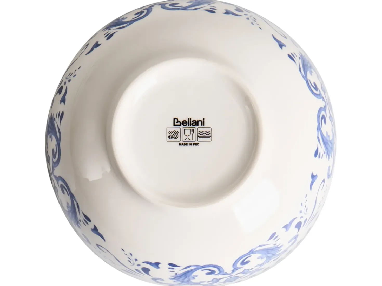Set di 12 stoviglie GALANGAL Porcellana Bianco/Blu