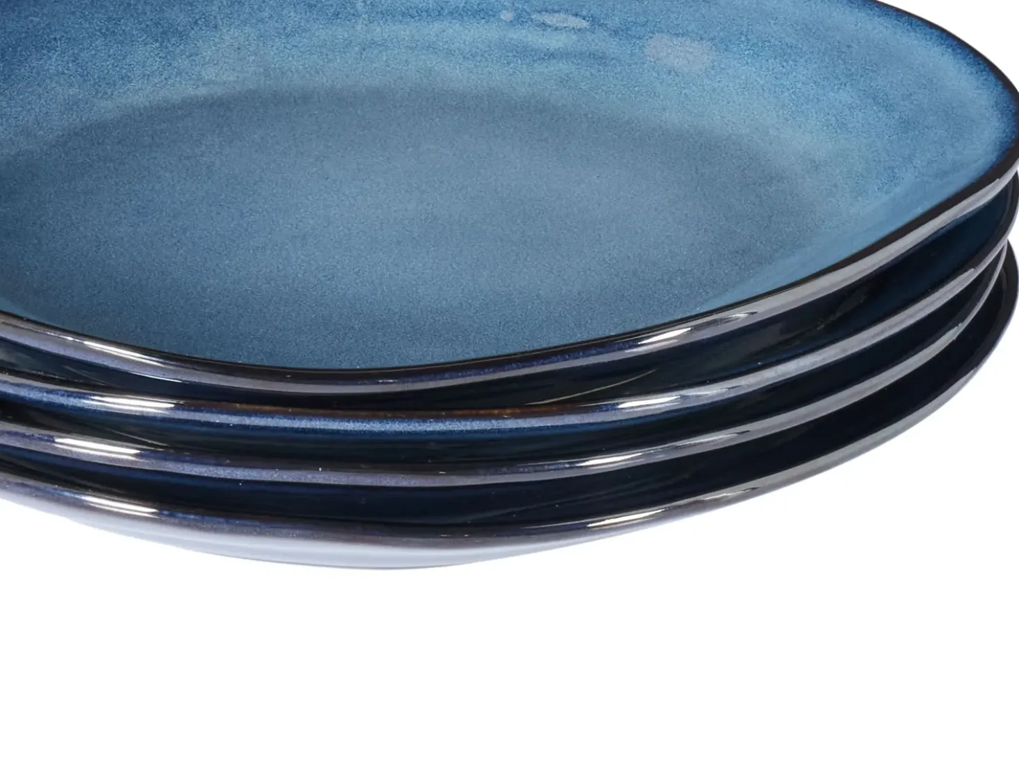Set di 16 stoviglie HAWTHORN Gres porcellanato Blu
