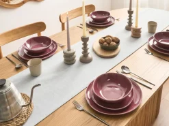 Set di 24 stoviglie HOPS Gres porcellanato Bordeaux
