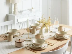 Set di 24 stoviglie HOPS Gres porcellanato Beige chiaro