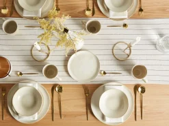 Set di 24 stoviglie HOPS Gres porcellanato Beige chiaro