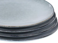 Set di 16 stoviglie JUNIPER Gres porcellanato Azzurro