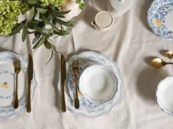 Set di 12 stoviglie LOVAGE Porcellana Bianco