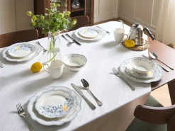 Set di 12 stoviglie LOVAGE Porcellana Bianco