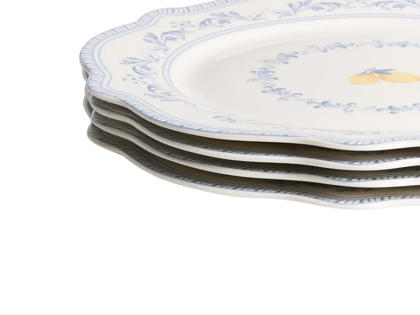 Set di 12 stoviglie LOVAGE Porcellana Bianco
