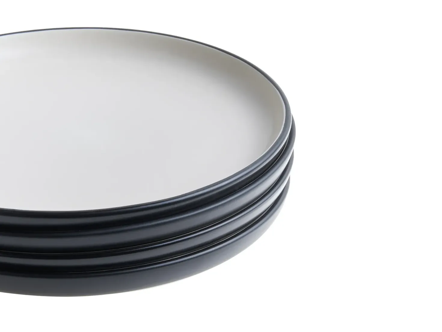 Set di 16 stoviglie NUTMEG Gres porcellanato Nero