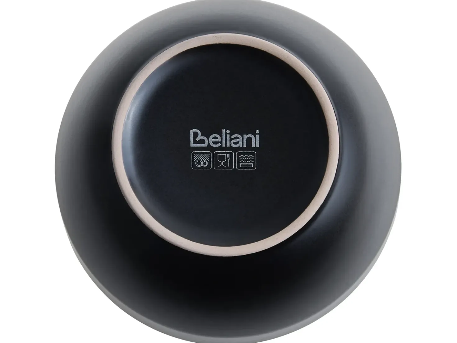 Set di 16 stoviglie NUTMEG Gres porcellanato Nero