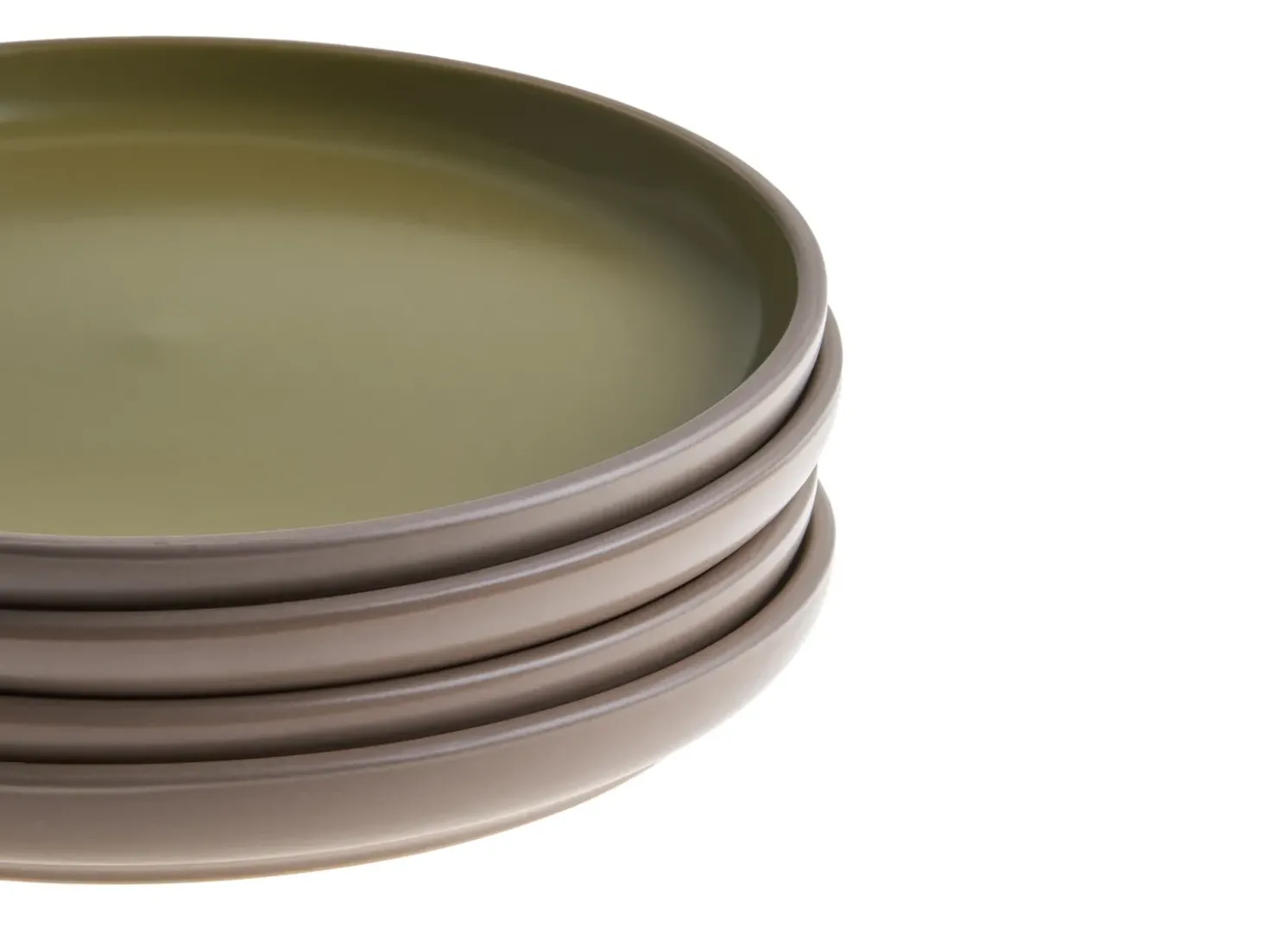 Set di 16 stoviglie NUTMEG Gres porcellanato Beige/Verde