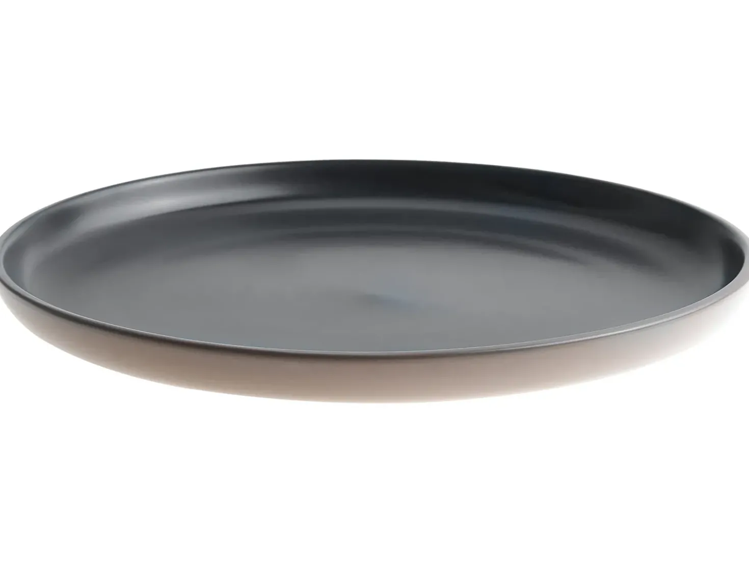 Set di 16 stoviglie NUTMEG Gres porcellanato Nero/Beige