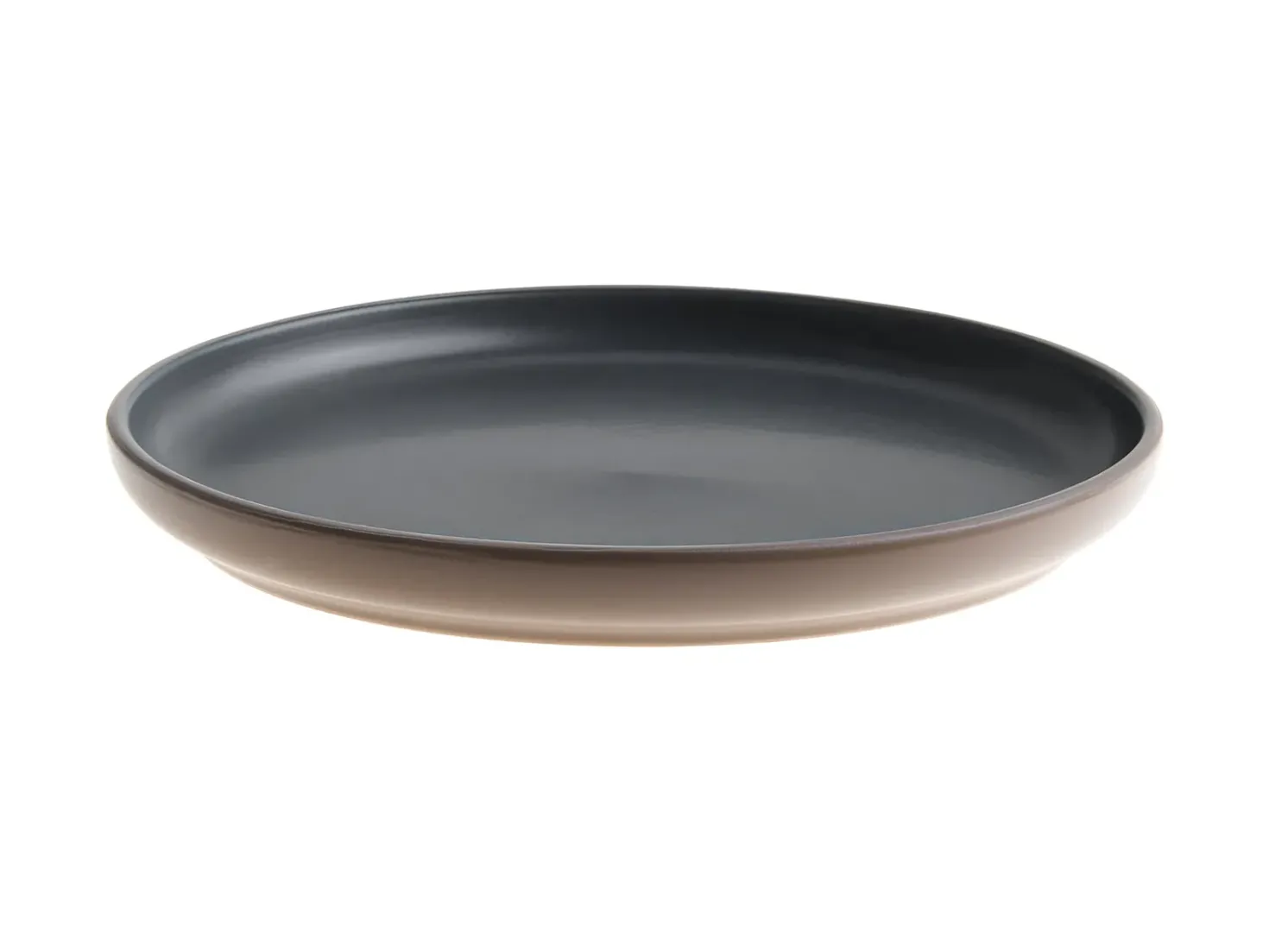 Set di 16 stoviglie NUTMEG Gres porcellanato Nero/Beige