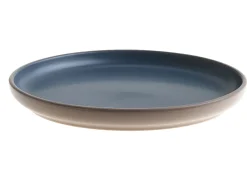 Set di 16 stoviglie NUTMEG Gres porcellanato Beige/ Blu