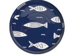Set di 16 stoviglie TAMARIND Porcellana Bianco/Blu