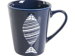 Set di 16 stoviglie TAMARIND Porcellana Bianco/Blu