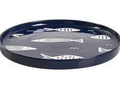 Set di 16 stoviglie TAMARIND Porcellana Bianco/Blu