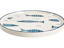 Set di 16 stoviglie TAMARIND Porcellana Bianco/Blu