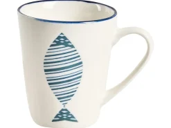 Set di 16 stoviglie TAMARIND Porcellana Bianco/Blu