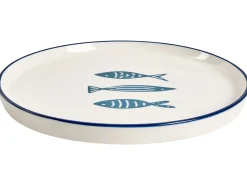 Set di 16 stoviglie TAMARIND Porcellana Bianco/Blu