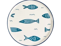 Set di 16 stoviglie TAMARIND Porcellana Bianco/Blu