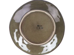 Set di 16 stoviglie THYME Gres porcellanato Verde scuro
