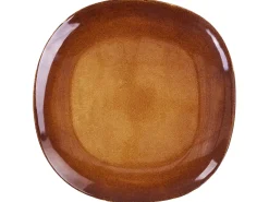 Set di 16 stoviglie TURMERIC Gres porcellanato Marrone dorato