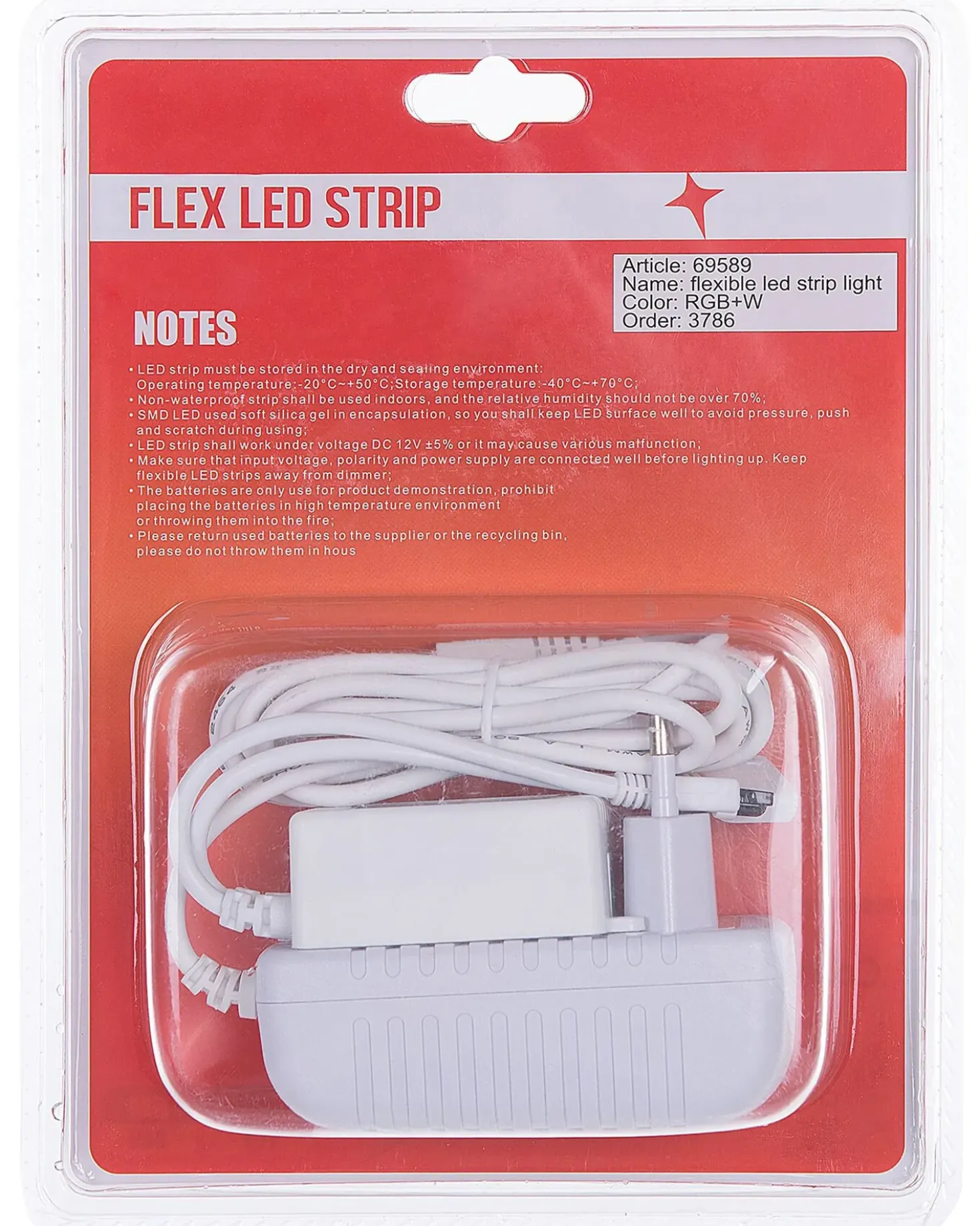 Set di 2 strisce luminose a LED KIKORI 500 cm con telecomando Multicolore