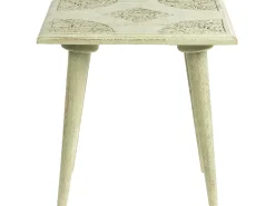 Set di 2 tavolini BELIDHA Legno di mango Verde chiaro