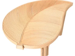 Set di 3 tavolini da caffè PARALIA Rattan Naturale
