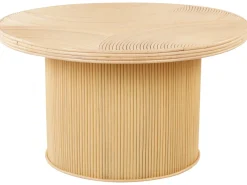 Set di 2 tavolini da caffè ILIOS Rattan Naturale